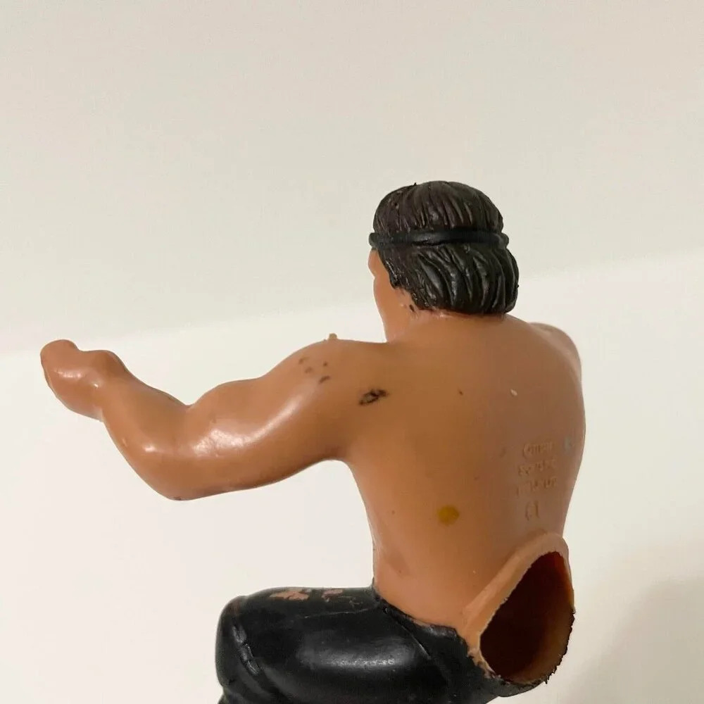 Vtg 1986 WWF LJN Wrestling Superstars Ricky The Dragon Steamboat Thumb Wrestler - Picture 10 of 14